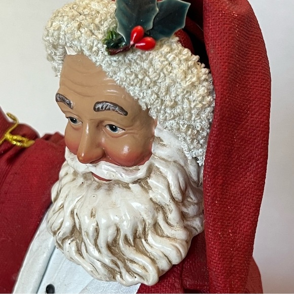 Clothtiques Possible Dreams 1994 Holiday Host 3605 Pepsi Cheers Santa Figurine - Picture 10 of 16